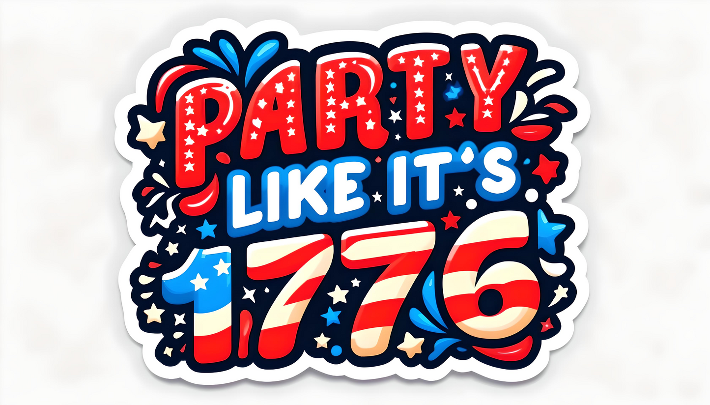 10 PCS 4th of July Stickers Patriotic Stickers Vinyl Water-Repellent Memorial Day Decals for Laptop Water Bottle Decorations Independence Day Decorations