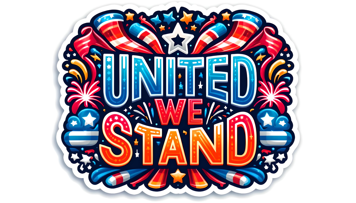 10 PCS 4th of July Stickers Patriotic Stickers Vinyl Water-Repellent Memorial Day Decals for Laptop Water Bottle Decorations Independence Day Decorations