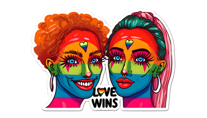 18 Gay Pride Stickers, LGBTQ Rainbow Stickers, Vinyl LGBT Gay Pride Stickers for Laptops, Water Bottles, Luggage, Scrapbooking